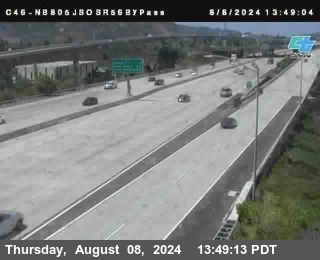 NB 805 at NB 805/5 Merge