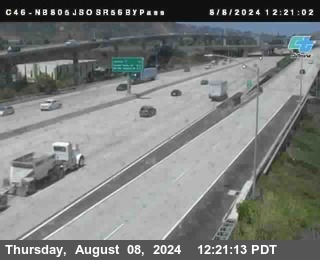 NB 805 at NB 805/5 Merge