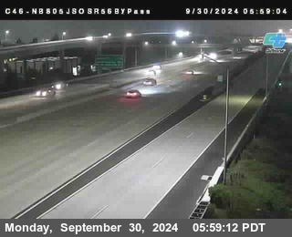 NB 805 at NB 805/5 Merge