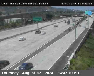 NB 805 at NB 805/5 Merge