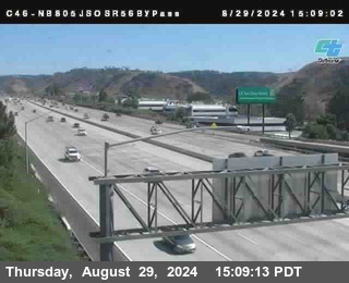 NB 805 at NB 805/5 Merge