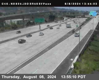 NB 805 at NB 805/5 Merge