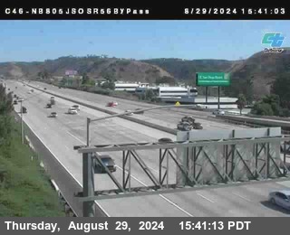 NB 805 at NB 805/5 Merge