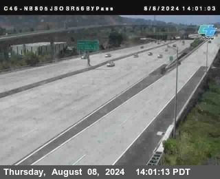 NB 805 at NB 805/5 Merge