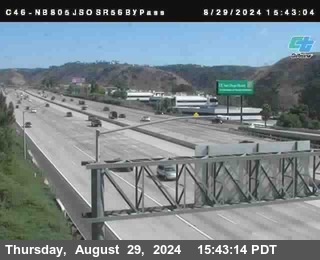 NB 805 at NB 805/5 Merge