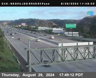 NB 805 at NB 805/5 Merge