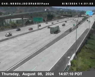 NB 805 at NB 805/5 Merge