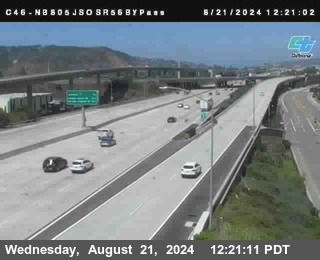 NB 805 at NB 805/5 Merge