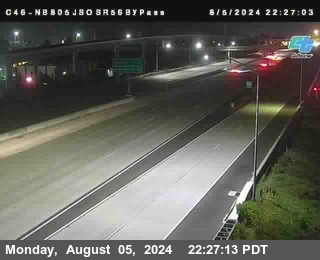 NB 805 at NB 805/5 Merge