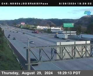 NB 805 at NB 805/5 Merge