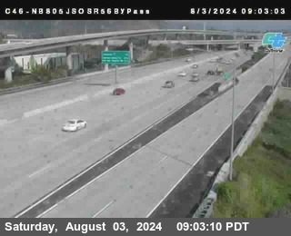 NB 805 at NB 805/5 Merge