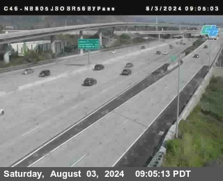 NB 805 at NB 805/5 Merge