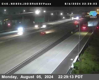 NB 805 at NB 805/5 Merge