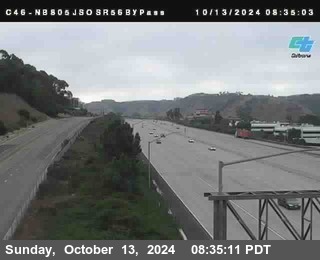 NB 805 at NB 805/5 Merge