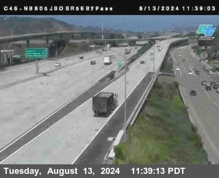 NB 805 at NB 805/5 Merge