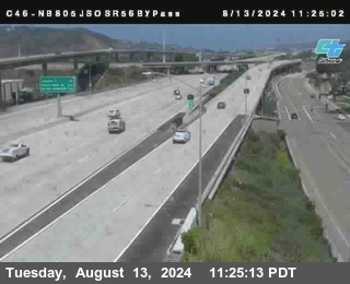 NB 805 at NB 805/5 Merge