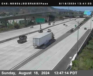 NB 805 at NB 805/5 Merge