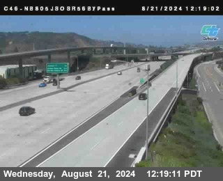 NB 805 at NB 805/5 Merge