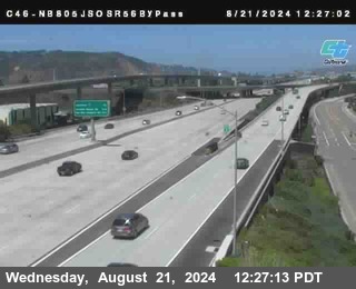 NB 805 at NB 805/5 Merge