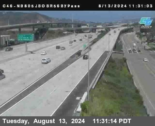 NB 805 at NB 805/5 Merge