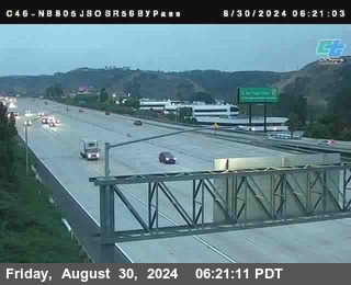 NB 805 at NB 805/5 Merge