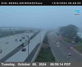 NB 805 at NB 805/5 Merge