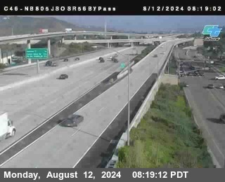 NB 805 at NB 805/5 Merge