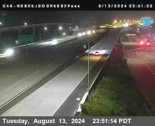 NB 805 at NB 805/5 Merge