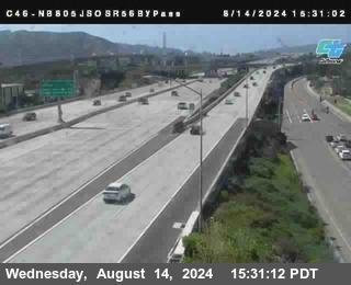 NB 805 at NB 805/5 Merge