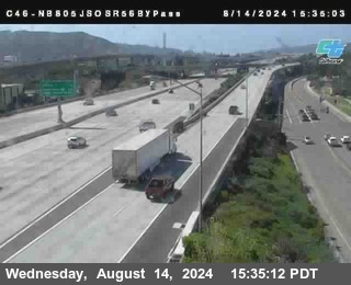 NB 805 at NB 805/5 Merge