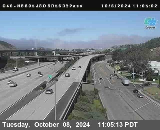 NB 805 at NB 805/5 Merge