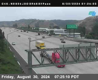 NB 805 at NB 805/5 Merge