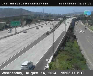 NB 805 at NB 805/5 Merge