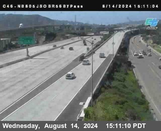 NB 805 at NB 805/5 Merge