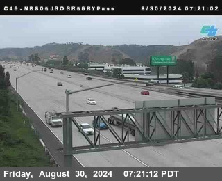 NB 805 at NB 805/5 Merge