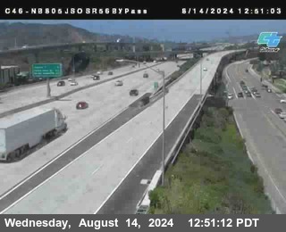 NB 805 at NB 805/5 Merge