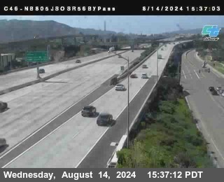 NB 805 at NB 805/5 Merge