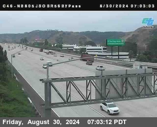 NB 805 at NB 805/5 Merge