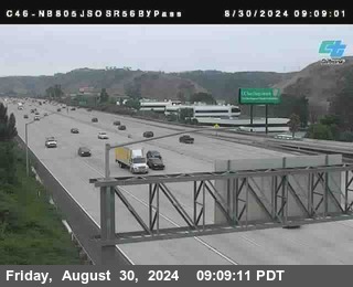 NB 805 at NB 805/5 Merge