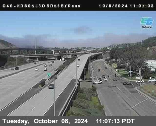 NB 805 at NB 805/5 Merge