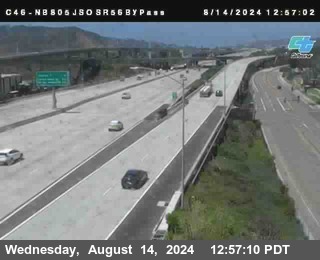 NB 805 at NB 805/5 Merge