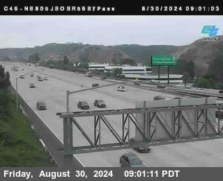 NB 805 at NB 805/5 Merge