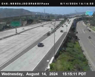 NB 805 at NB 805/5 Merge