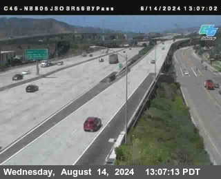 NB 805 at NB 805/5 Merge