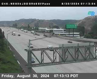 NB 805 at NB 805/5 Merge