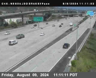 NB 805 at NB 805/5 Merge