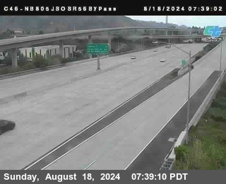 NB 805 at NB 805/5 Merge