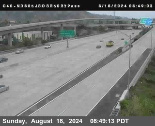 NB 805 at NB 805/5 Merge