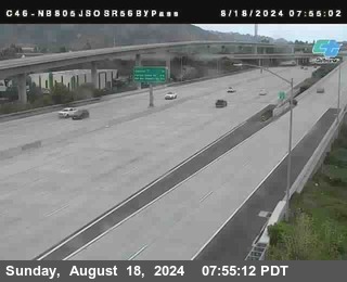 NB 805 at NB 805/5 Merge