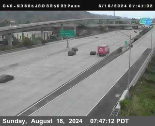 NB 805 at NB 805/5 Merge